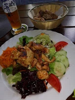 Hähnchenstreifen Im Salat